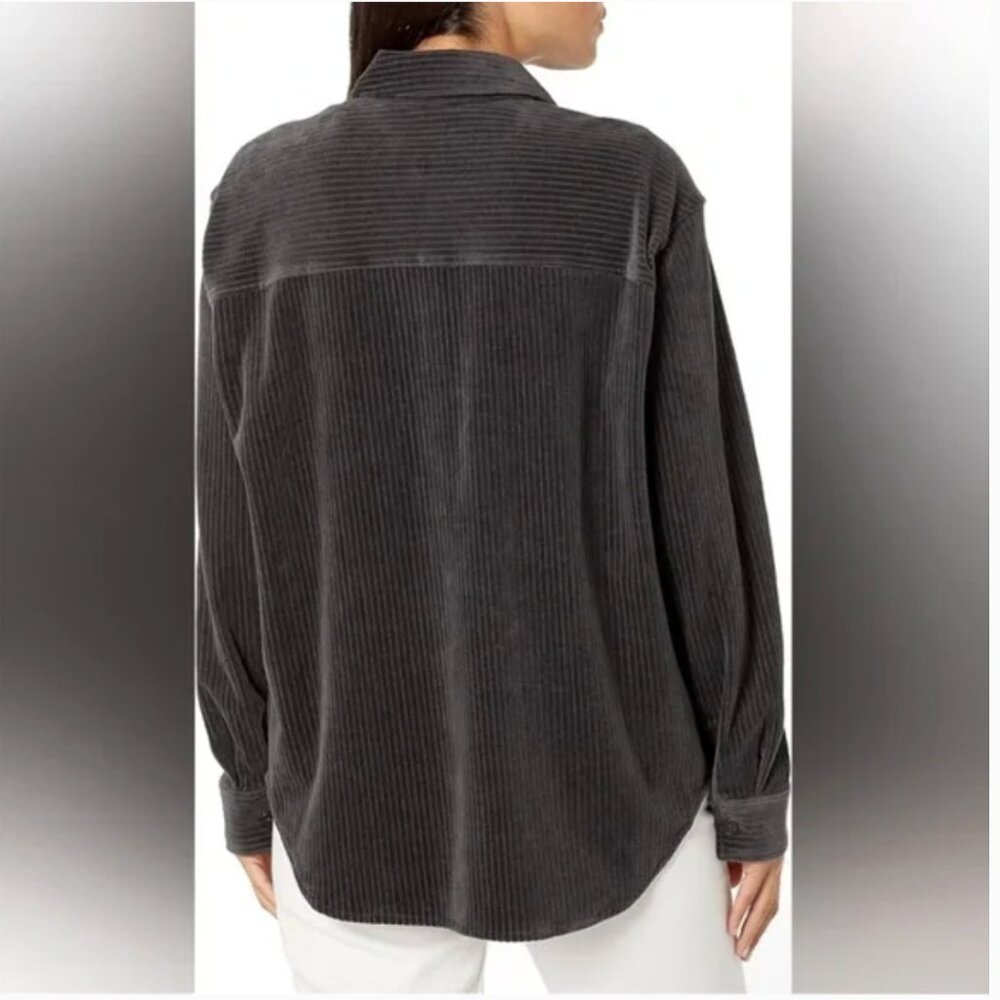 UGG Velvet Button Down Shirt Collared Blouse Top … - image 4